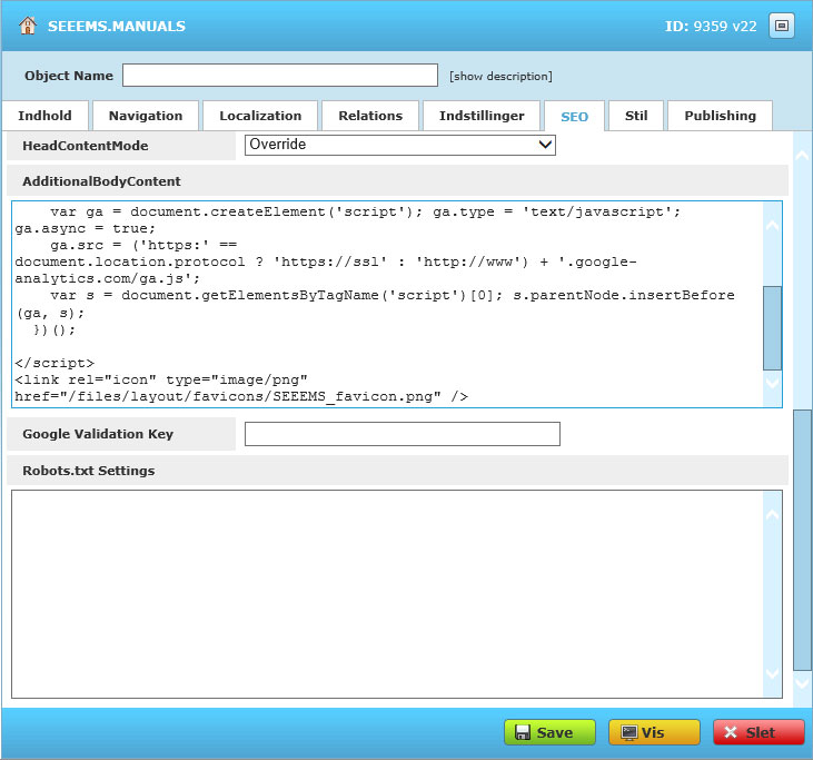 seo robots txt